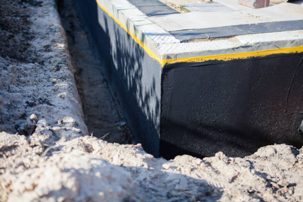 Residential Interior Drainage System installation at a Maize, KS home by SJ Waterproofing Pros